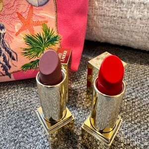 Estee Lauder Lipstick Pair & Bag